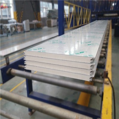 China supply customized 25 pu insulated sandwich wall panel