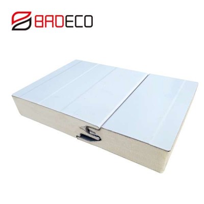 CE approved long life 50mm pu flat sandwich wall panel