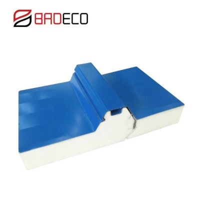 PU foam polyurethane insulated 50mm roof covering sandwich panels