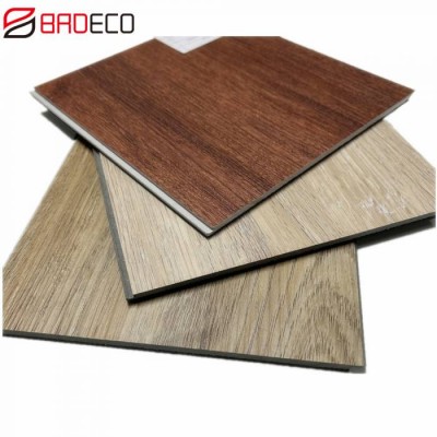 Super Cheap Wooden Embossed Click Lock System Spc Vinyl Pvc Plastic Flooring Tiles