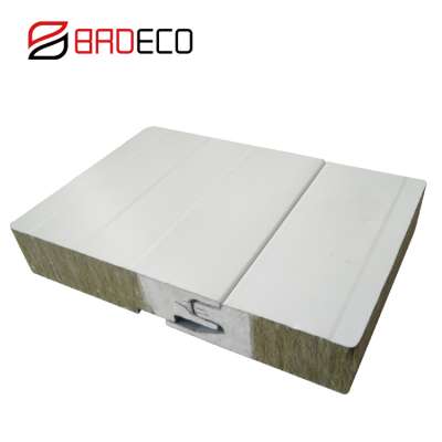 Structural Insulated ISO Eco-friendly PU Rock Wool Insulation Panel