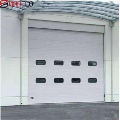 Remote Control Anti-break ISO Sectional Entrance Doors Residential