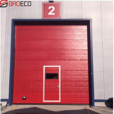 Thermal Insulated Long Life CE Sectional Entrance Doors Residential