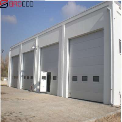 Safety Anti-trap Wholesale Overhead PU Industrial Door